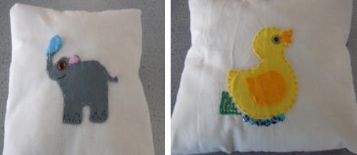 embellished cushion